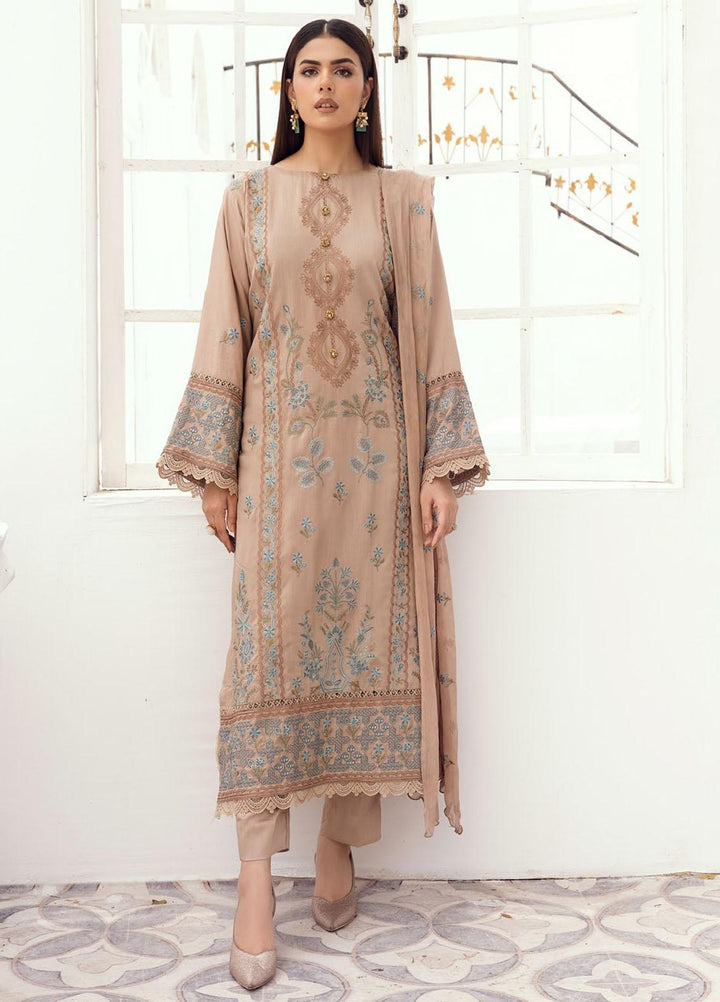 Majestic By Aalaya Embroidered Viscose Suits Unstitched 3 Piece ALY23M D-08 - Winter Collection