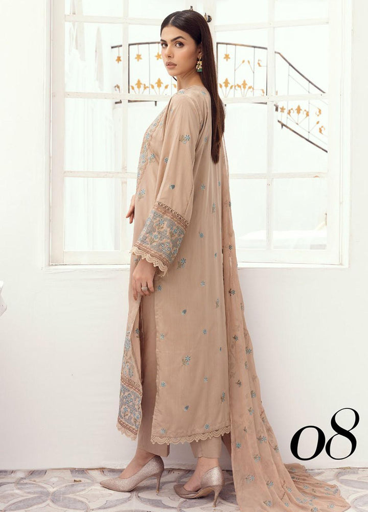 Majestic By Aalaya Embroidered Viscose Suits Unstitched 3 Piece ALY23M D-08 - Winter Collection