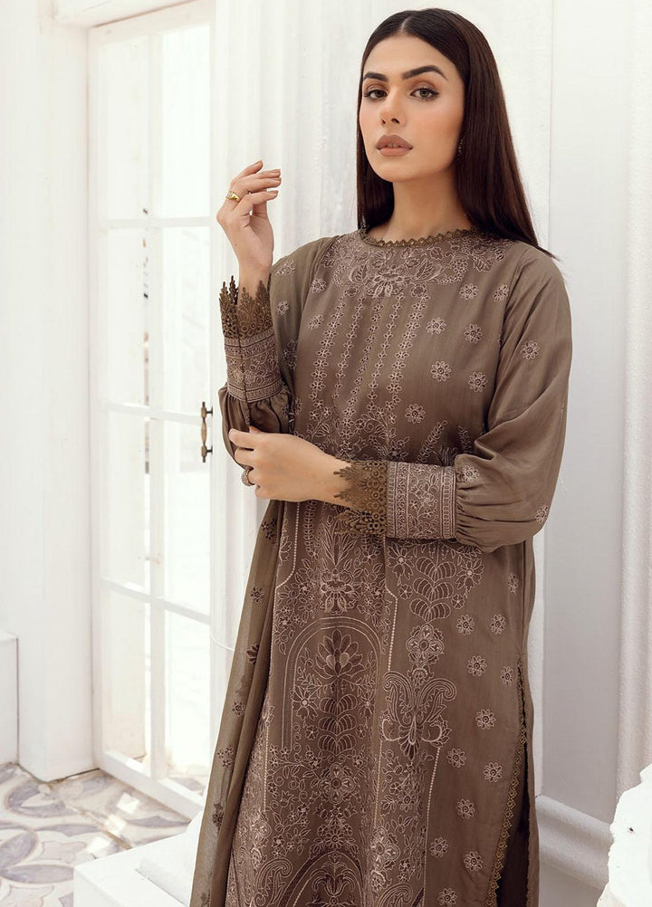 Majestic By Aalaya Embroidered Viscose Suits Unstitched 3 Piece ALY23M D-10 - Winter Collection