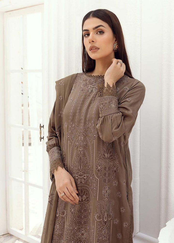 Majestic By Aalaya Embroidered Viscose Suits Unstitched 3 Piece ALY23M D-10 - Winter Collection