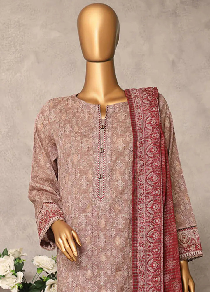 Majestic by Hz Textiles Embroidered Jacquard Suits Unstitched 3 Piece HZ25MS MJE-06 - Summer Collection