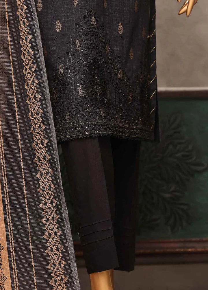 Majestic by Hz Textiles Embroidered Jacquard Suits Unstitched 3 Piece HZ25MS MJE-11 - Summer Collection