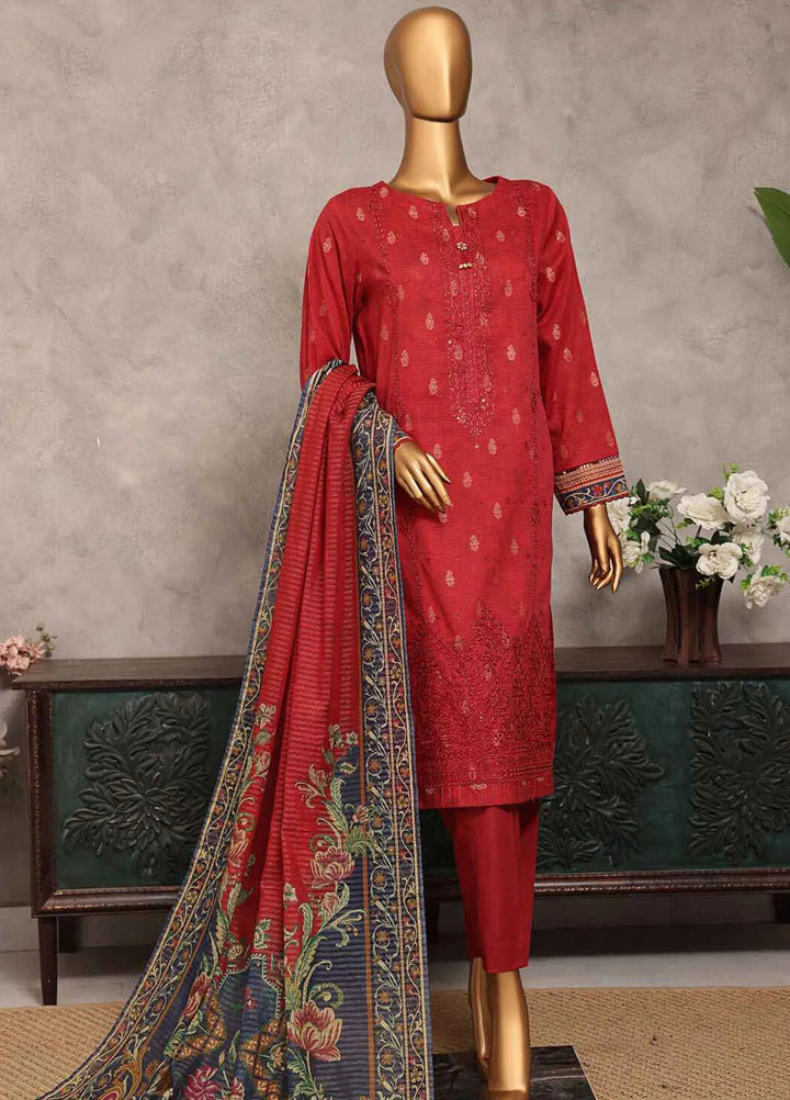 Majestic by Hz Textiles Embroidered Jacquard Suits Unstitched 3 Piece HZ25MS MJE-13 - Summer Collection