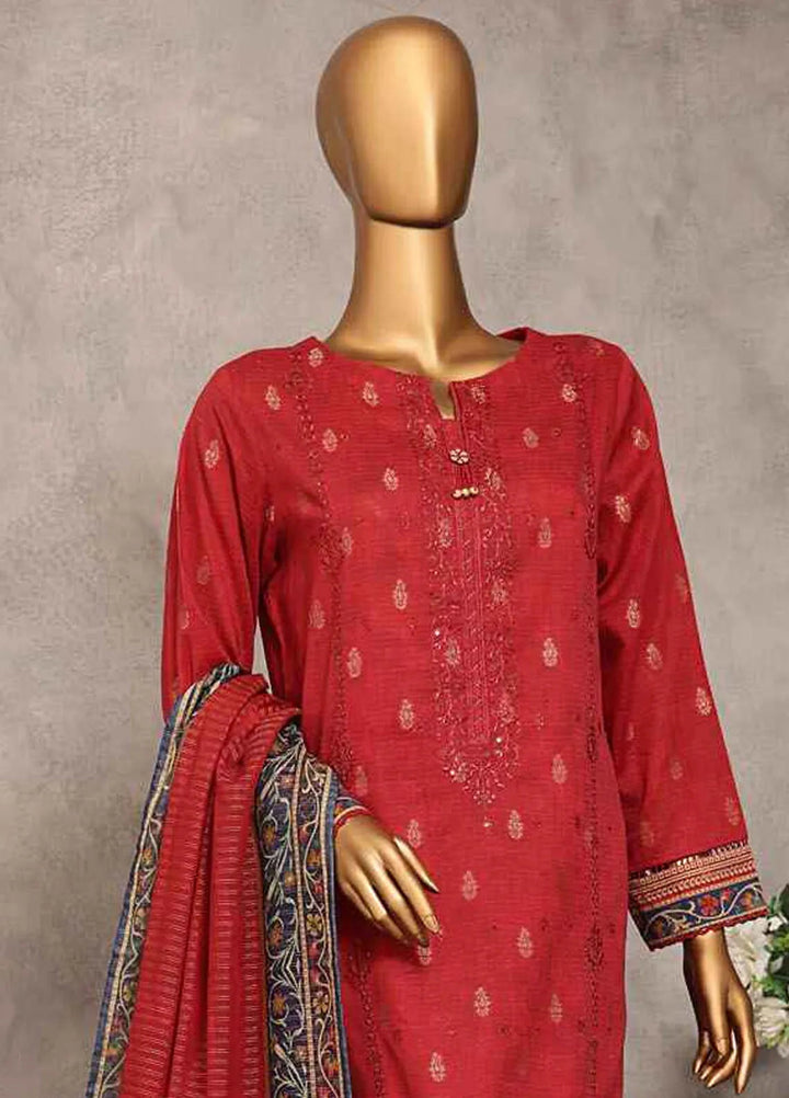 Majestic by Hz Textiles Embroidered Jacquard Suits Unstitched 3 Piece HZ25MS MJE-13 - Summer Collection