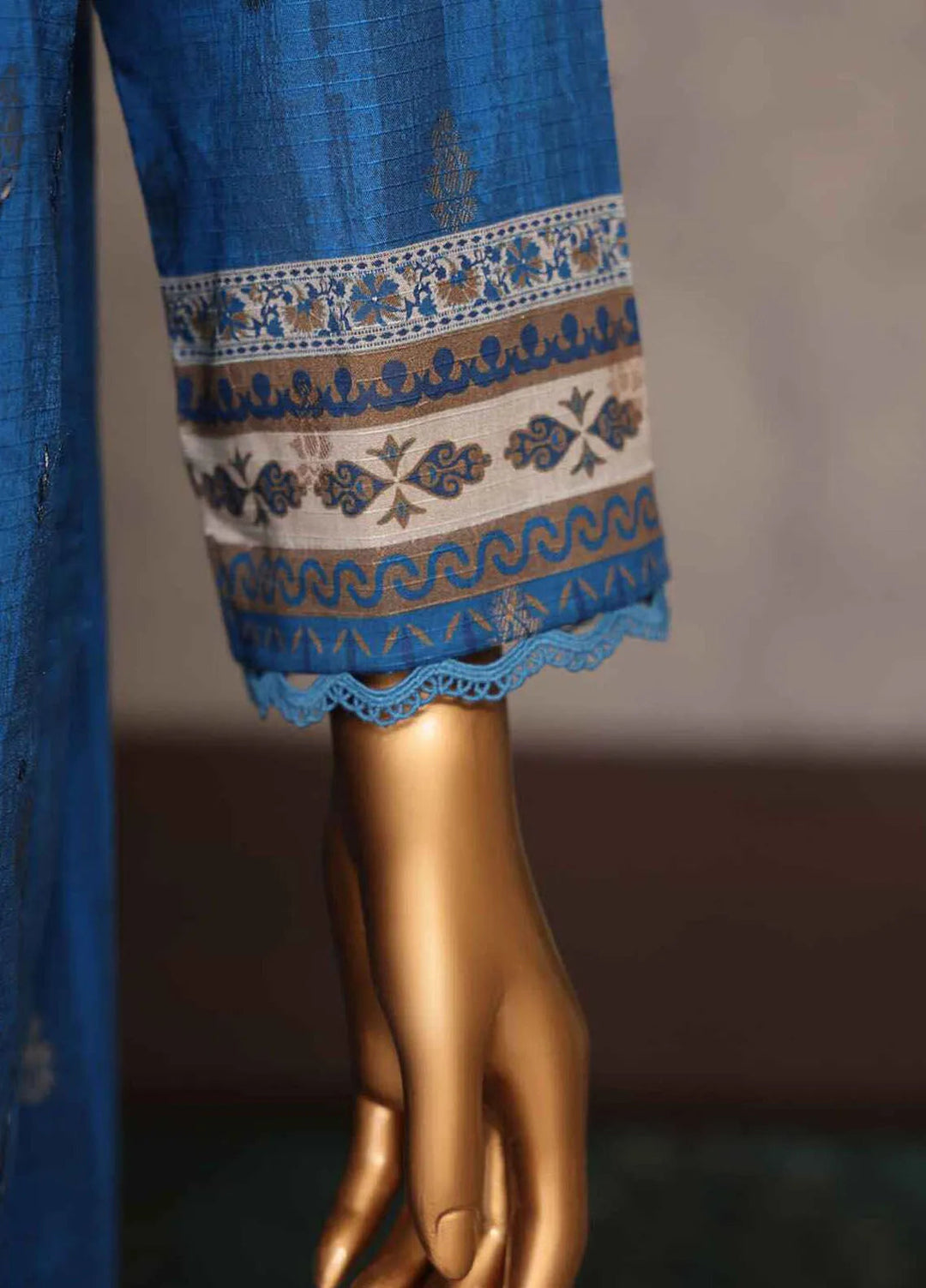 Majestic by Hz Textiles Embroidered Jacquard Suits Unstitched 3 Piece HZ25MS MJE-15 - Summer Collection