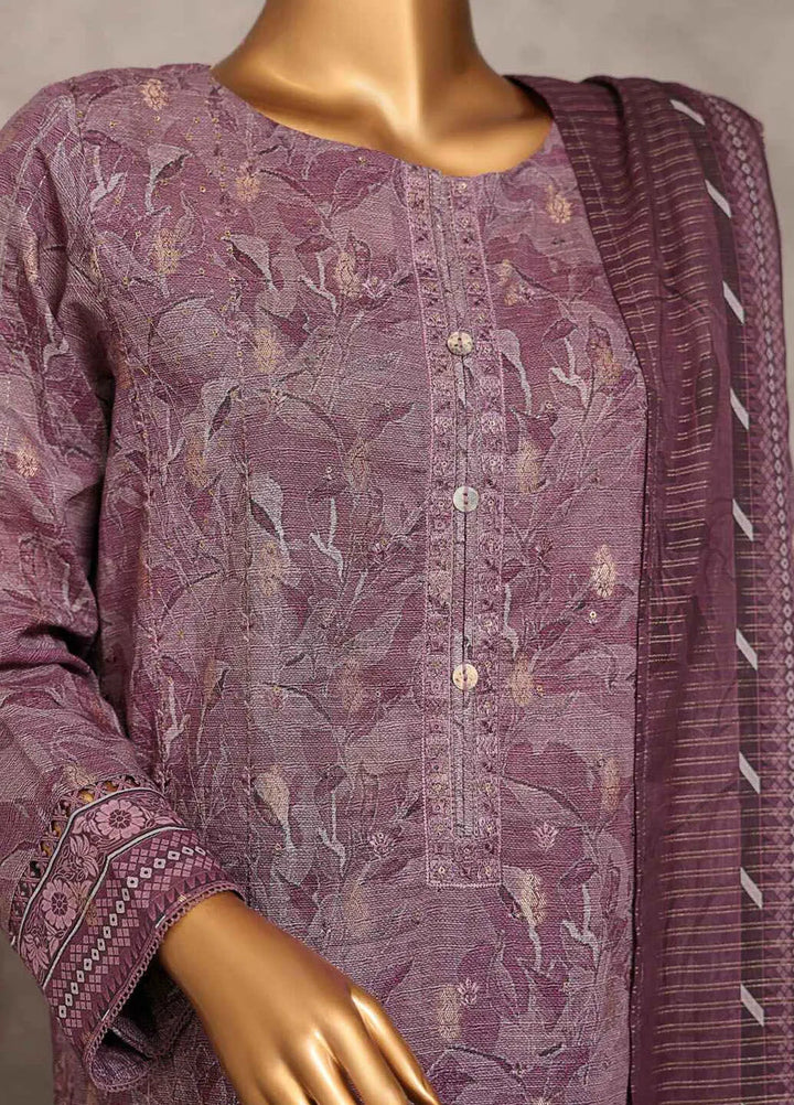 Majestic by Hz Textiles Embroidered Jacquard Suits Unstitched 3 Piece HZ25MS MJE-20 - Summer Collection