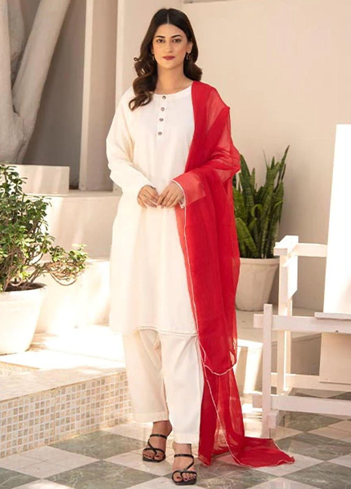 Nazmina Pret Casual Cotton 3 Piece Suit NZ23M Snowy Silhouettes (KP-259)