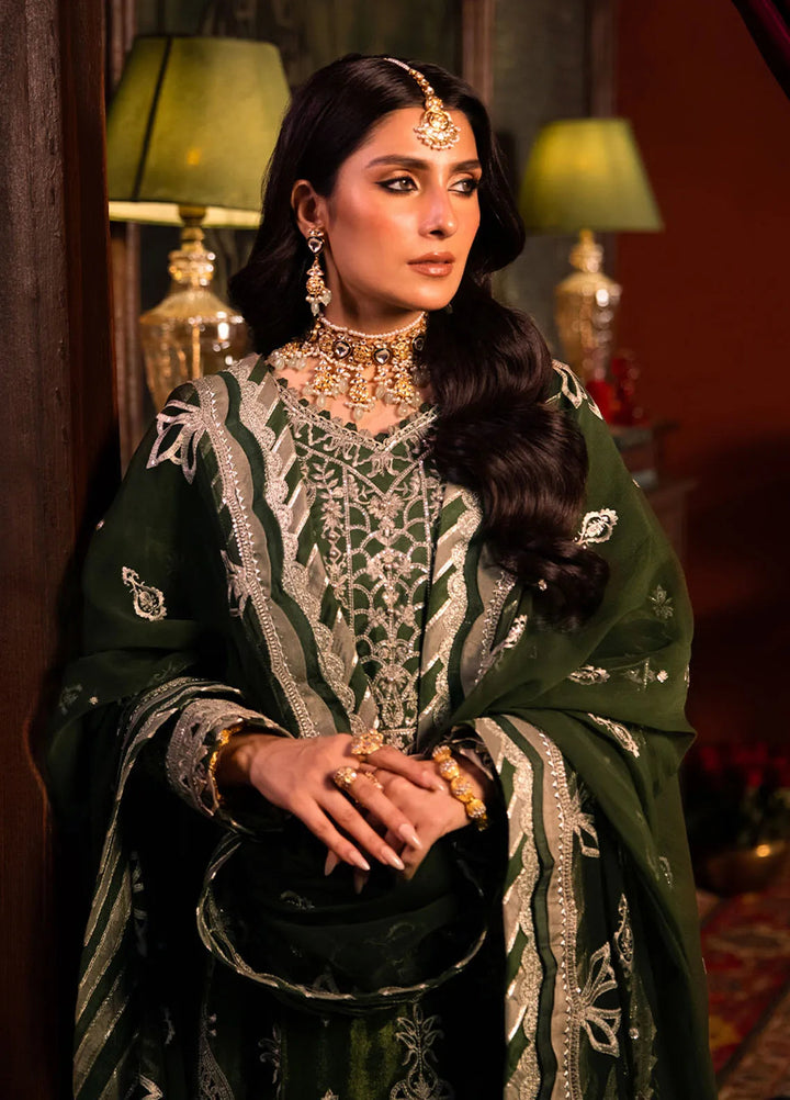 Makhmal By Asim Jofa Embroidered Velvet Unstitched Suit 3 Piece AJ23MK AJMM-05 - Wedding Collection