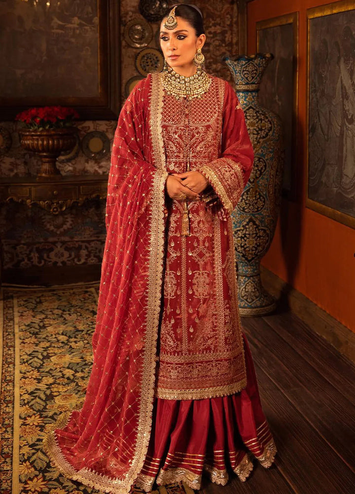 Makhmal By Asim Jofa Embroidered Velvet Unstitched Suit 3 Piece AJ23MK AJMM-10 - Wedding Collection