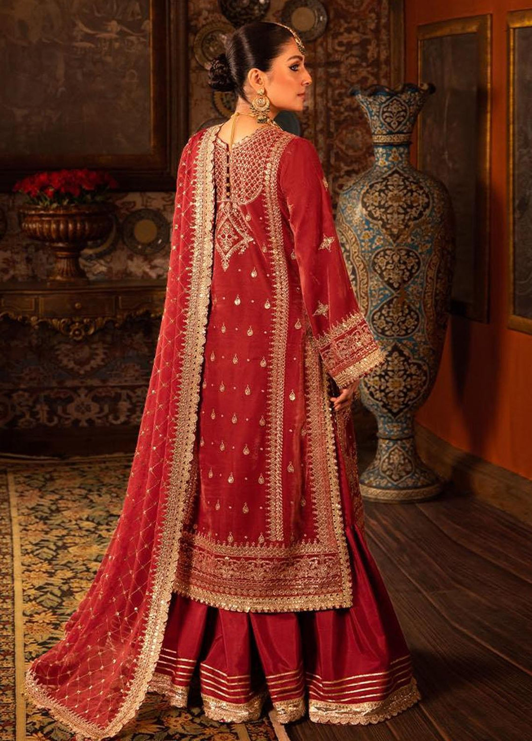 Makhmal By Asim Jofa Embroidered Velvet Suits Unstitched 3 Piece AJ23MK AJMM-10 - Wedding Collection