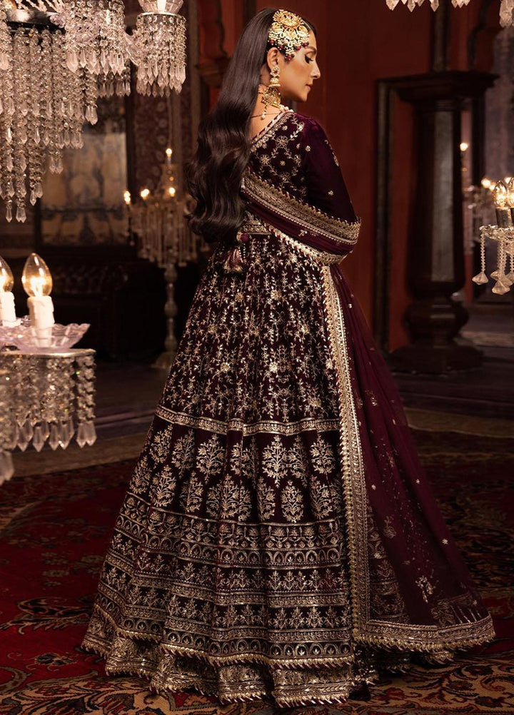 Makhmal By Asim Jofa Embroidered Velvet Suits Unstitched 3 Piece AJ23MK AJMM-11 - Wedding Collection