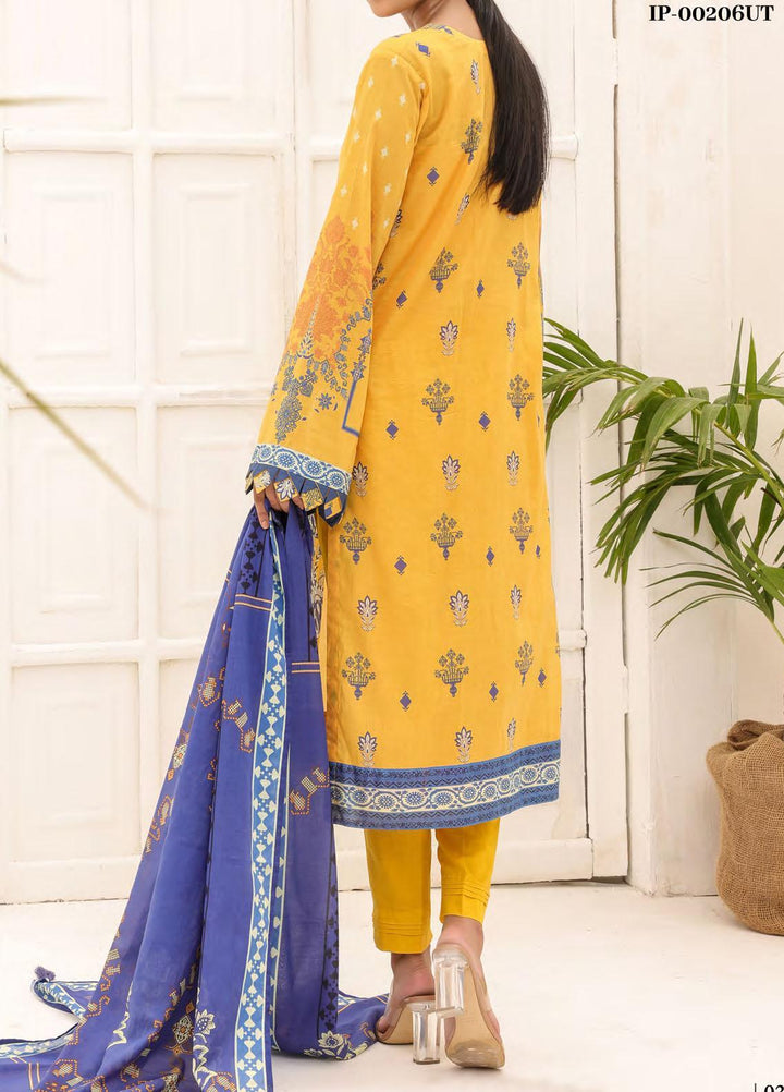 Malabis By Salitex Printed Lawn Suits Unstitched 3 Piece ST23S IP-00206UT - Summer Collection