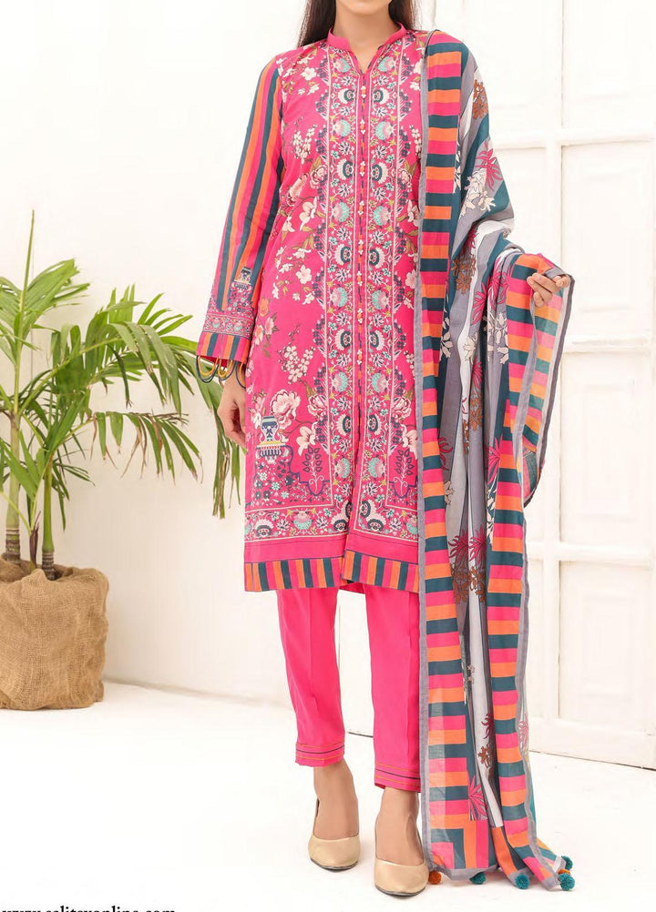 Malabis By Salitex Printed Lawn Suits Unstitched 3 Piece ST23S IP-00202UT - Summer Collection