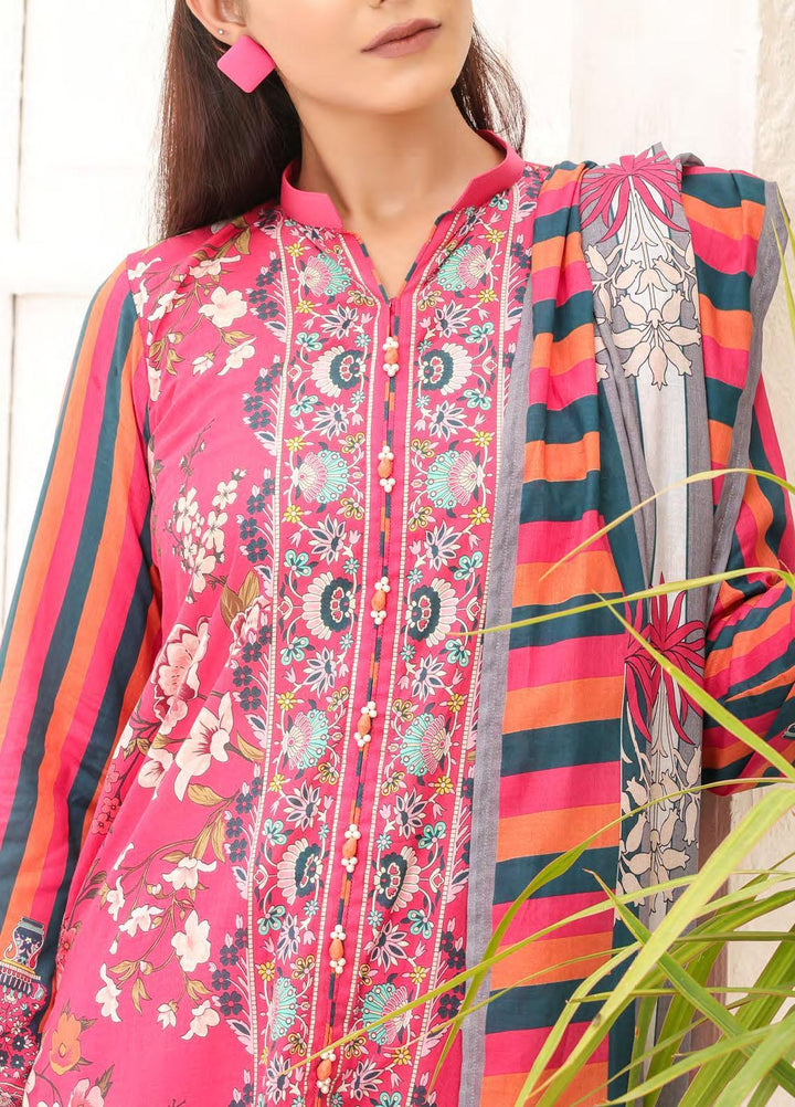 Malabis By Salitex Printed Lawn Suits Unstitched 3 Piece ST23S IP-00202UT - Summer Collection