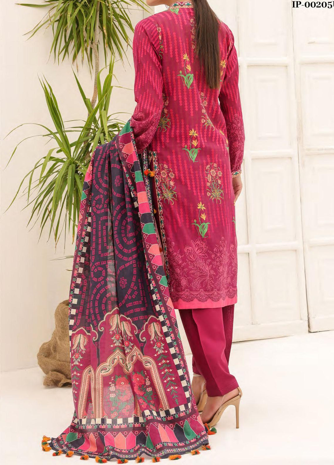 Malabis By Salitex Printed Lawn Suits Unstitched 3 Piece ST23S IP-00205UT - Summer Collection