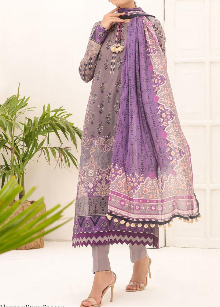 Malabis By Salitex Printed Lawn Suits Unstitched 3 Piece ST23S IP-00196UT - Summer Collection