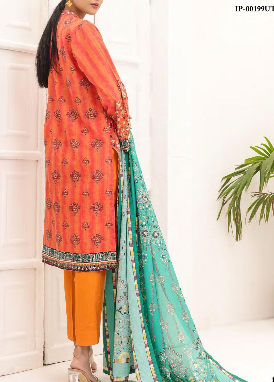 Malabis By Salitex Printed Lawn Suits Unstitched 3 Piece ST23S IP-00199UT - Summer Collection