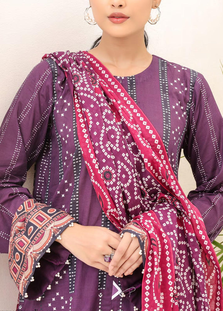 Malabis By Salitex Printed Lawn Suits Unstitched 3 Piece ST23S IP-00197UT - Summer Collection