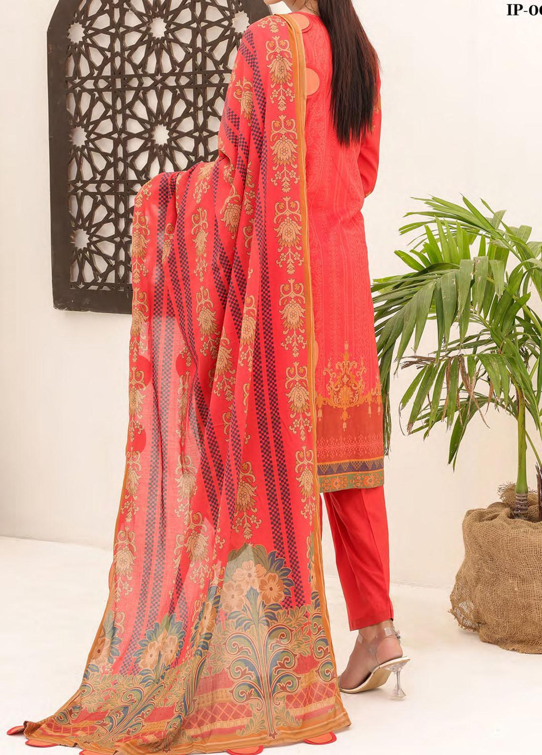 Malabis By Salitex Printed Lawn Suits Unstitched 3 Piece ST23S IP-00200UT - Summer Collection