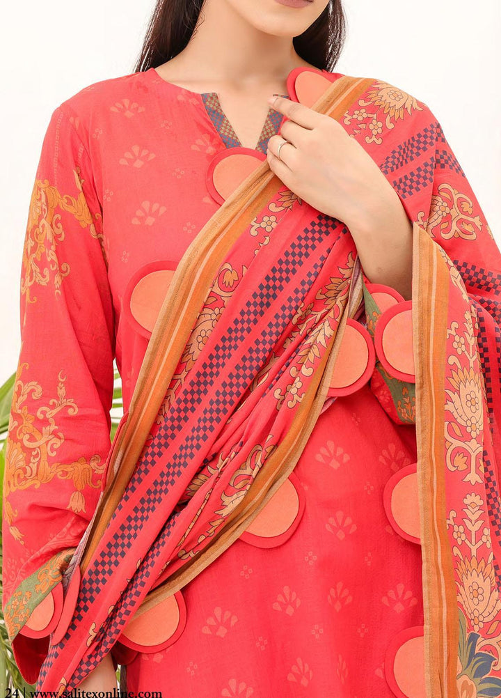 Malabis By Salitex Printed Lawn Suits Unstitched 3 Piece ST23S IP-00200UT - Summer Collection