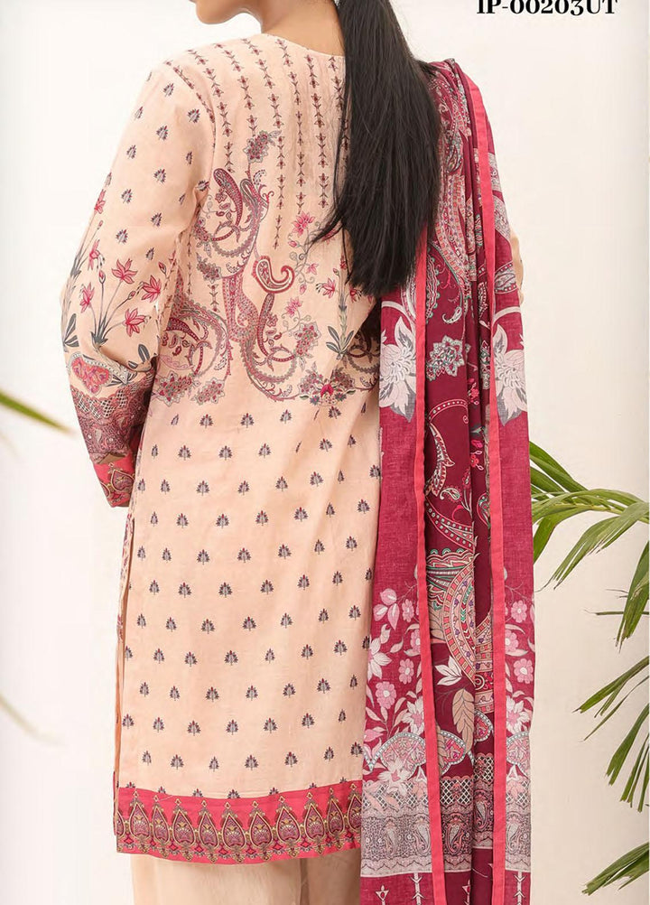 Malabis By Salitex Printed Lawn Suits Unstitched 3 Piece ST23S IP-00203UT - Summer Collection