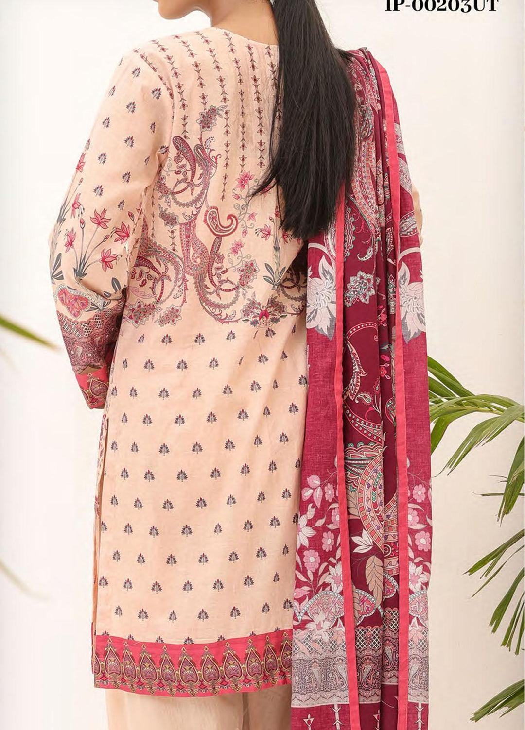 Malabis By Salitex Printed Lawn Suits Unstitched 3 Piece ST23S IP-00203UT - Summer Collection