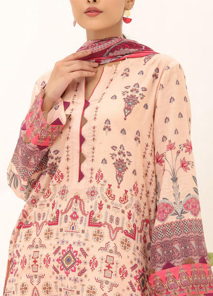 Malabis By Salitex Printed Lawn Suits Unstitched 3 Piece ST23S IP-00203UT - Summer Collection