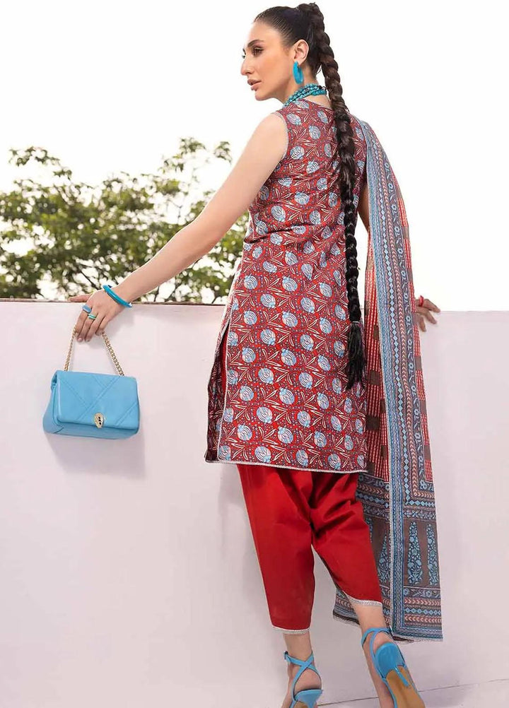 Malhaar By Gul Ahmed Printed Lawn Suits Unstitched 3 Piece GA23MH CL-32450 A - Summer Collection