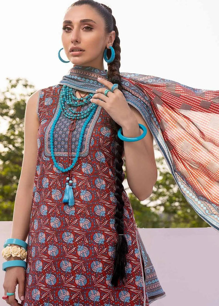Malhaar By Gul Ahmed Printed Lawn Suits Unstitched 3 Piece GA23MH CL-32450 A - Summer Collection