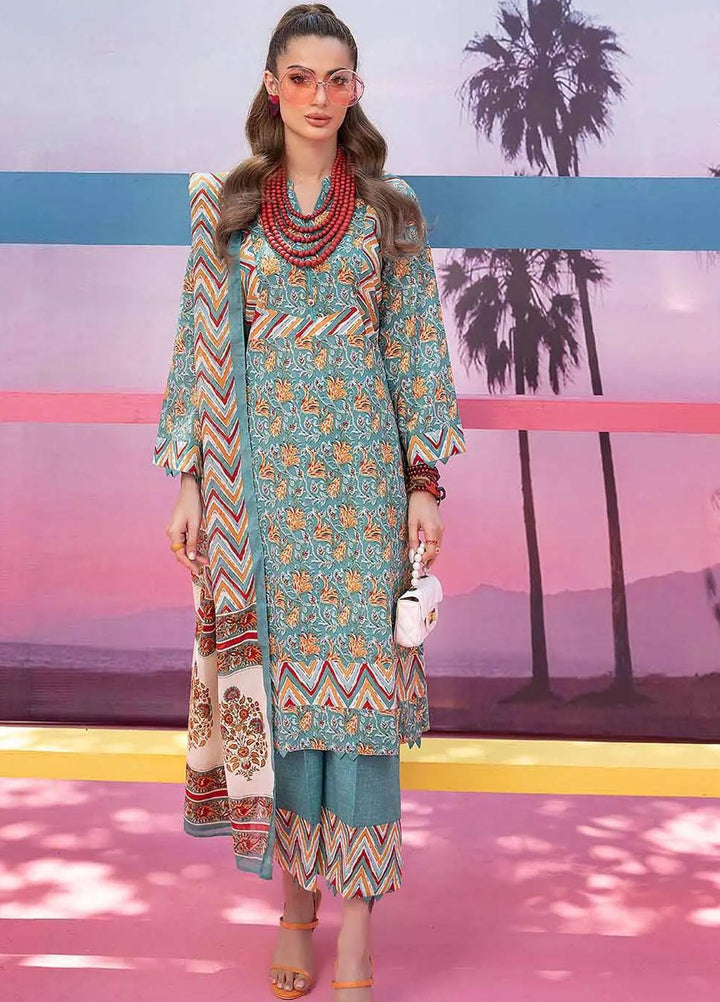 Malhaar By Gul Ahmed Printed Lawn Suits Unstitched 3 Piece GA23MH CL-32460 B - Summer Collection