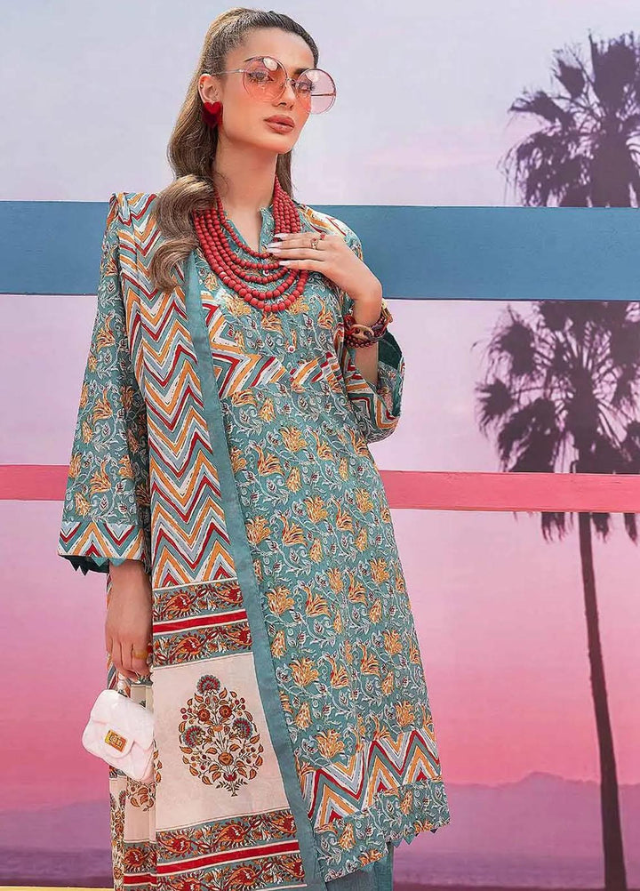Malhaar By Gul Ahmed Printed Lawn Suits Unstitched 3 Piece GA23MH CL-32460 B - Summer Collection