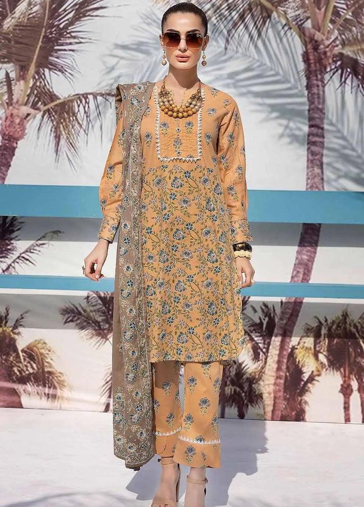 Malhaar By Gul Ahmed Printed Lawn Suits Unstitched 3 Piece GA23MH CL-32461 B - Summer Collection