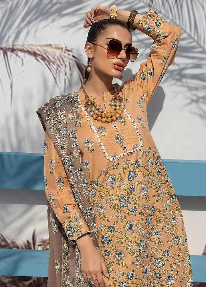 Malhaar By Gul Ahmed Printed Lawn Suits Unstitched 3 Piece GA23MH CL-32461 B - Summer Collection