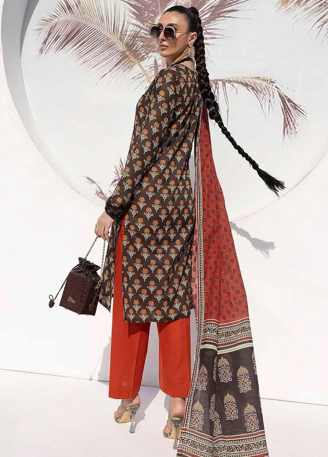 Malhaar By Gul Ahmed Printed Lawn Suits Unstitched 2 Piece GA23MH TL-32079 A - Summer Collection