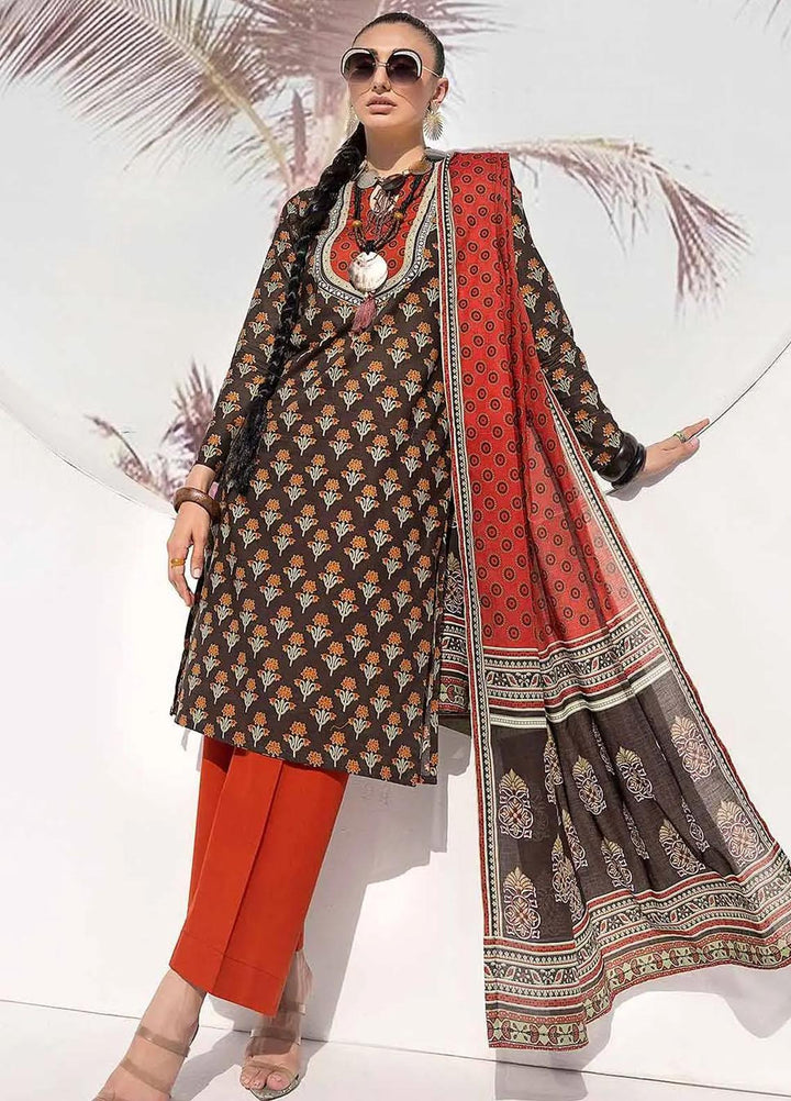 Malhaar By Gul Ahmed Printed Lawn Suits Unstitched 2 Piece GA23MH TL-32079 A - Summer Collection