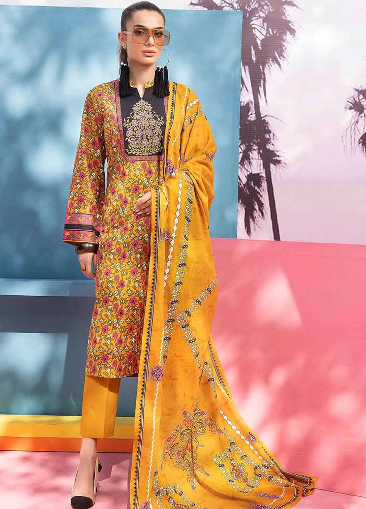 Malhaar By Gul Ahmed Embroidered Lawn Suits Unstitched 2 Piece GA23MH TL-32081 - Summer Collection