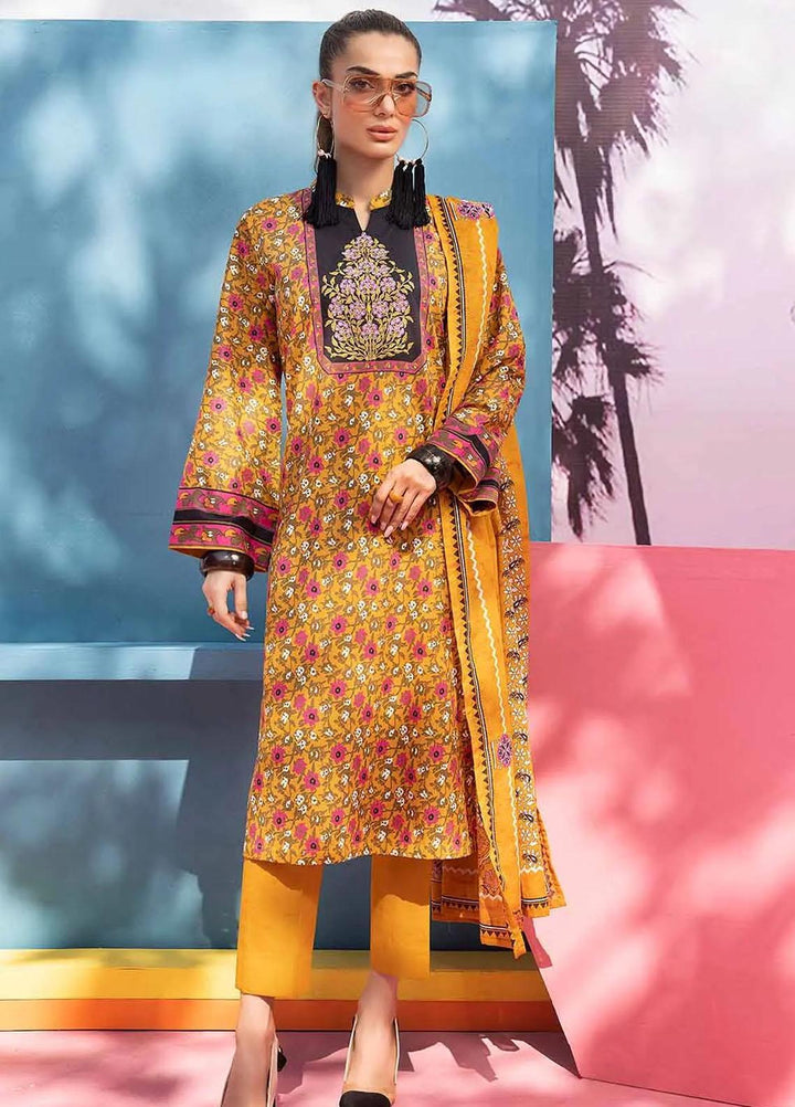 Malhaar By Gul Ahmed Embroidered Lawn Suits Unstitched 2 Piece GA23MH TL-32081 - Summer Collection