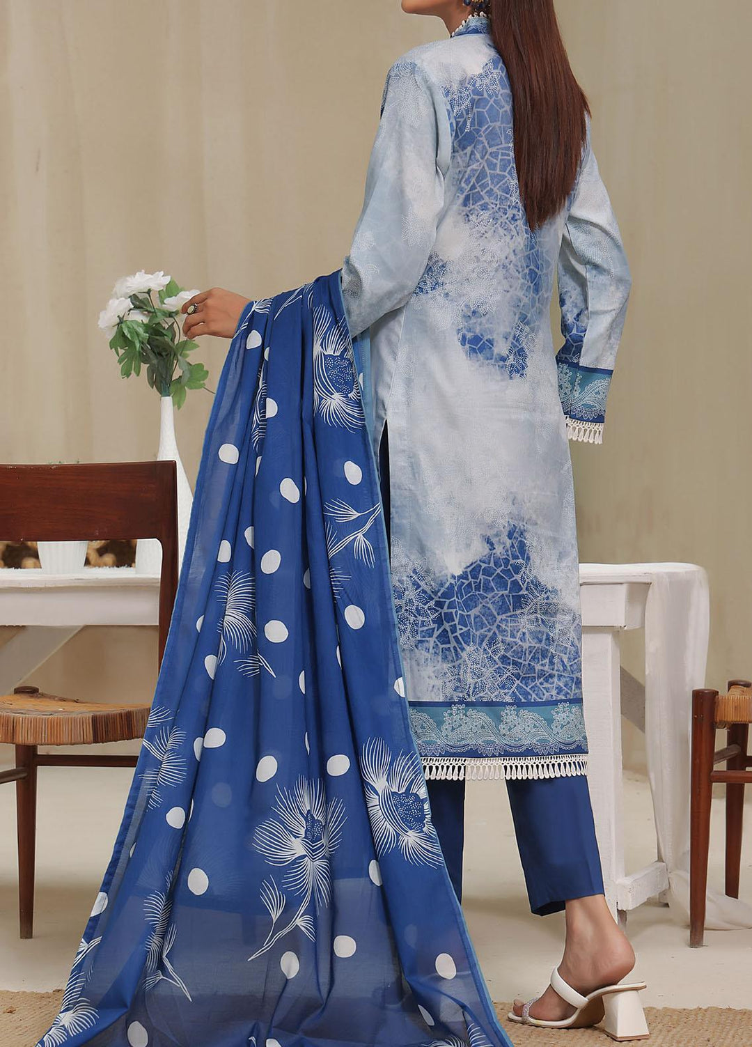 Malhar By VS Textiles Printed Cambric Suits Unstitched 3 Piece VS23MC 107 - Formal Collection