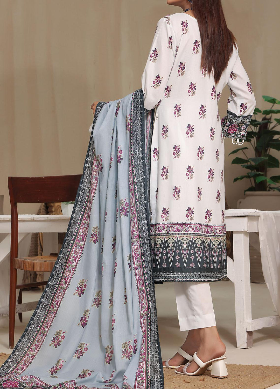 Malhar By VS Textiles Printed Cambric Suits Unstitched 3 Piece VS23MC 115 - Formal Collection