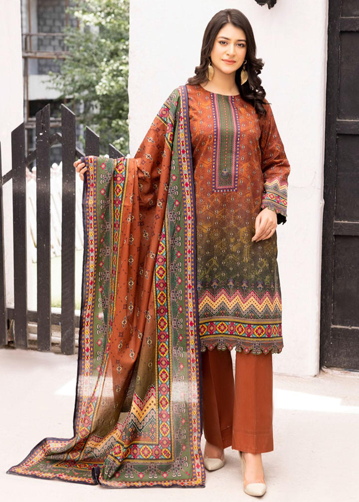 Malhar Printed Lawn Suits Unstitched 3 Piece ML22L 04 - Summer Collection