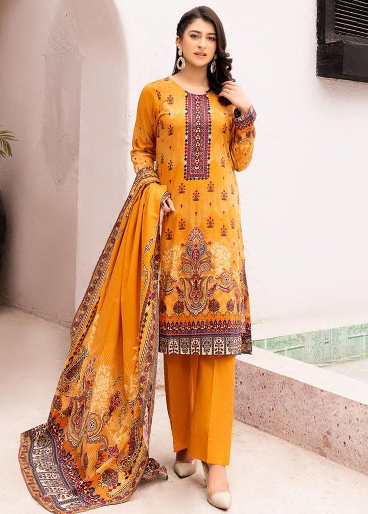 Malhar Printed Lawn Suits Unstitched 3 Piece ML22L 06 - Summer Collection
