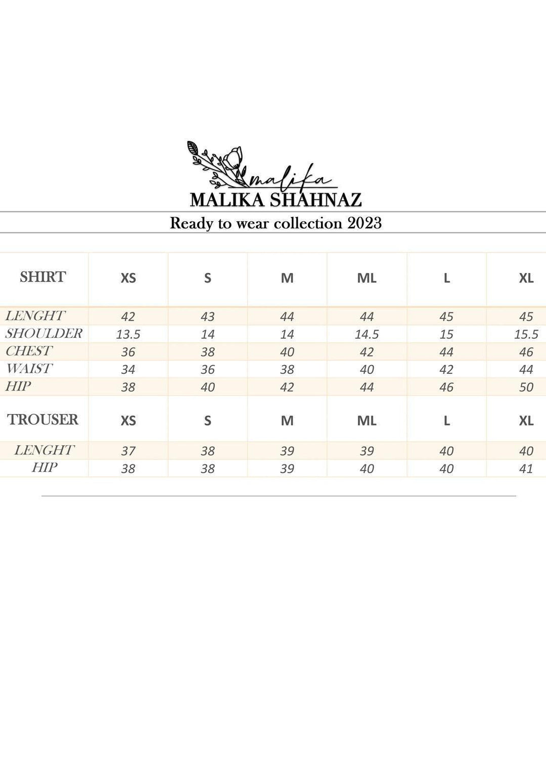 Malika Shahnaz Pret Eastern  2 Piece Suit D-01