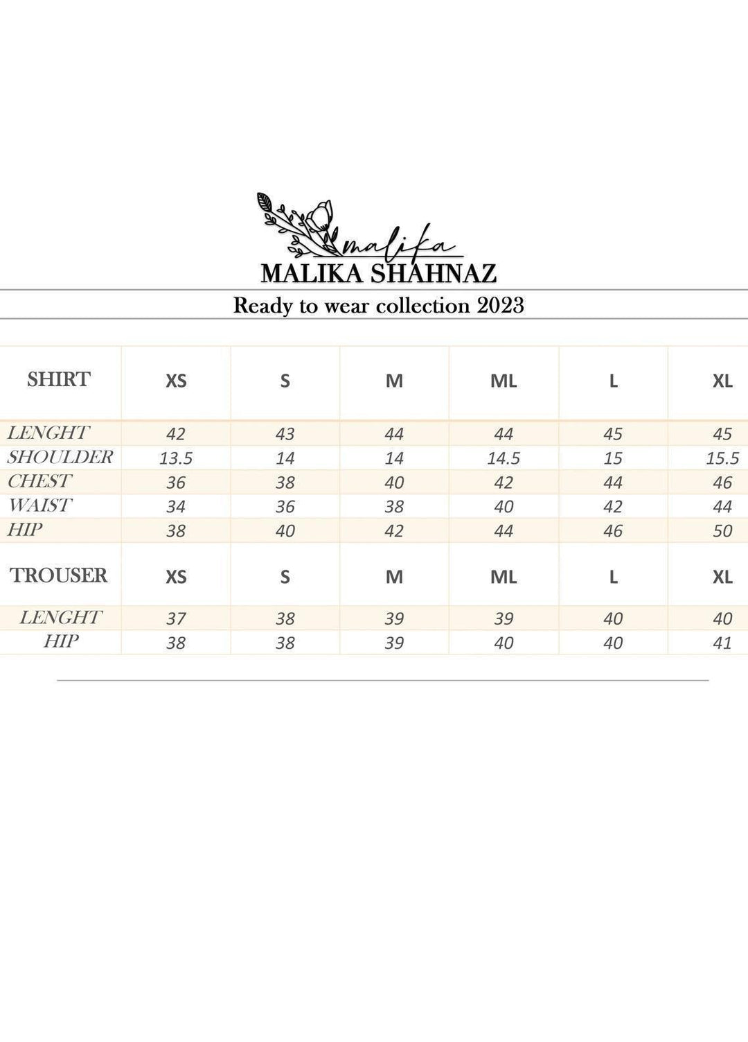 Malika Shahnaz Pret Eastern  2 Piece Suit D-02