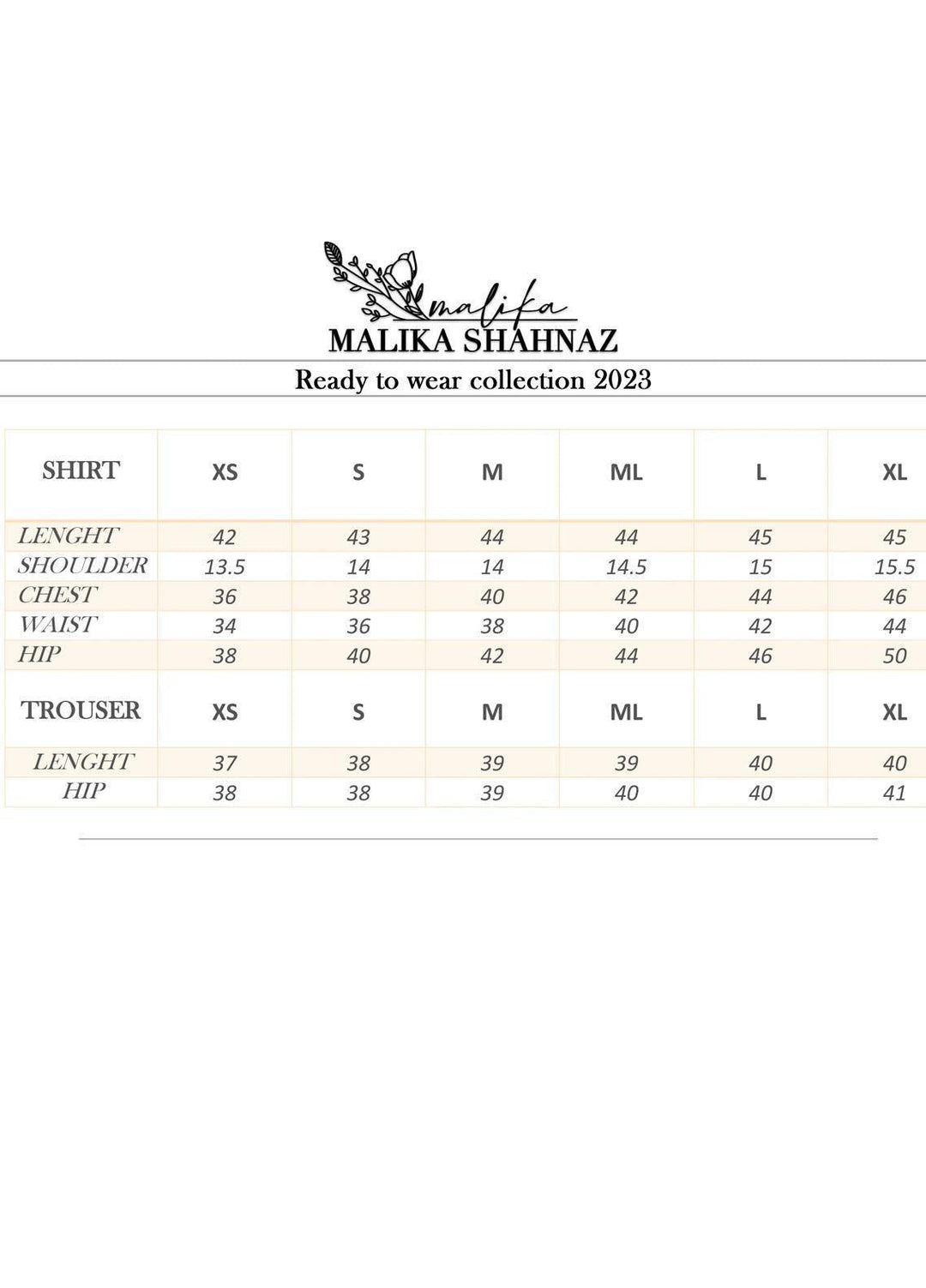 Malika Shahnaz Pret Eastern  2 Piece Suit D-04