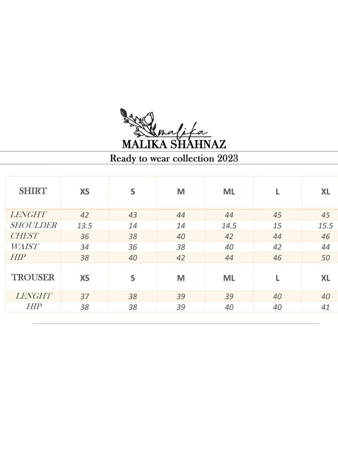 Malika Shahnaz Pret Eastern  2 Piece Suit D-05