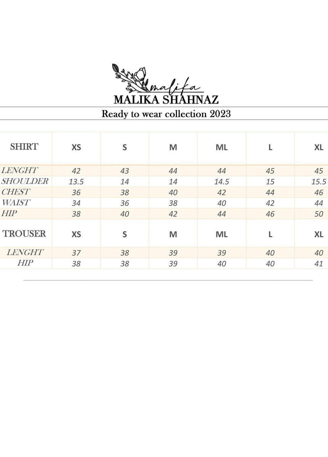Malika Shahnaz Pret Eastern  2 Piece Suit D-06