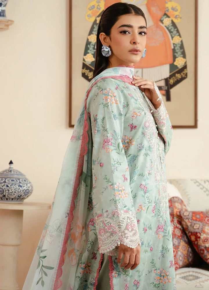 Malina By Afrozeh Embroidered Lawn Suits Unstitched 3 Piece AF24M Aruna - Summer Collection