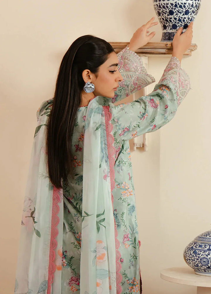 Malina By Afrozeh Embroidered Lawn Suits Unstitched 3 Piece AF24M Aruna - Summer Collection