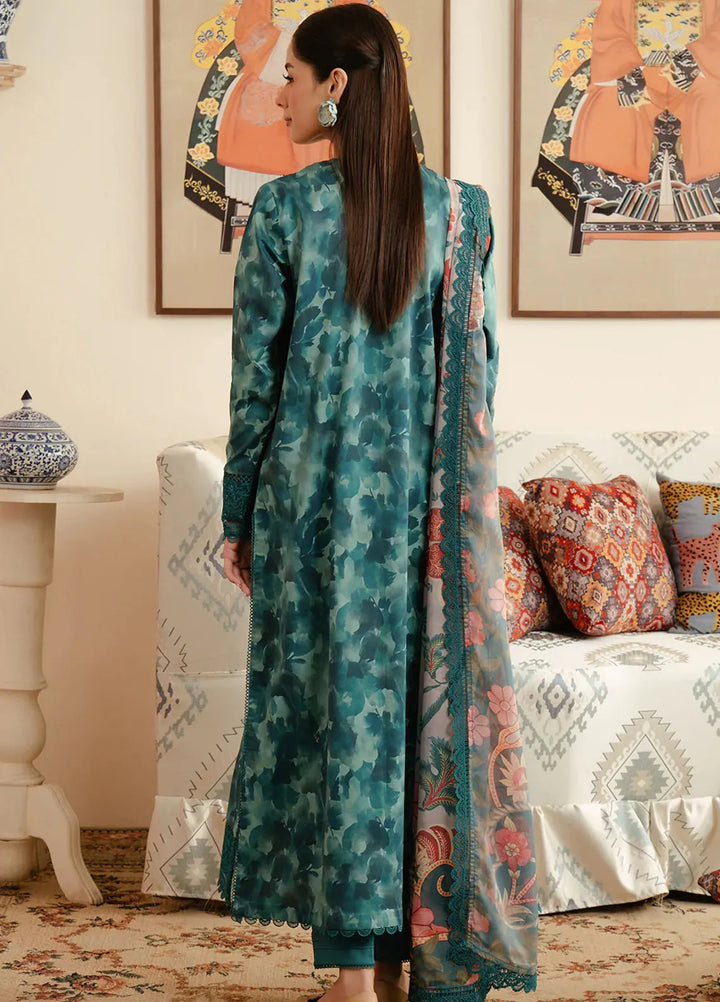 Malina By Afrozeh Embroidered Lawn Suits Unstitched 3 Piece AF24M Ceila - Summer Collection