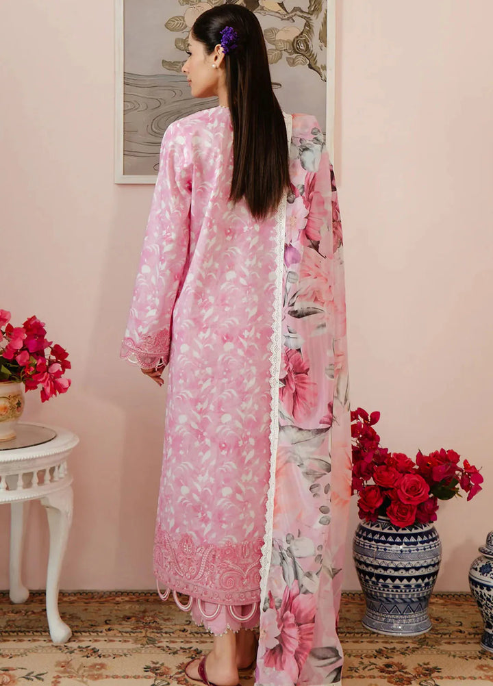 Malina By Afrozeh Embroidered Lawn Suits Unstitched 3 Piece AF24M Ezra - Summer Collection